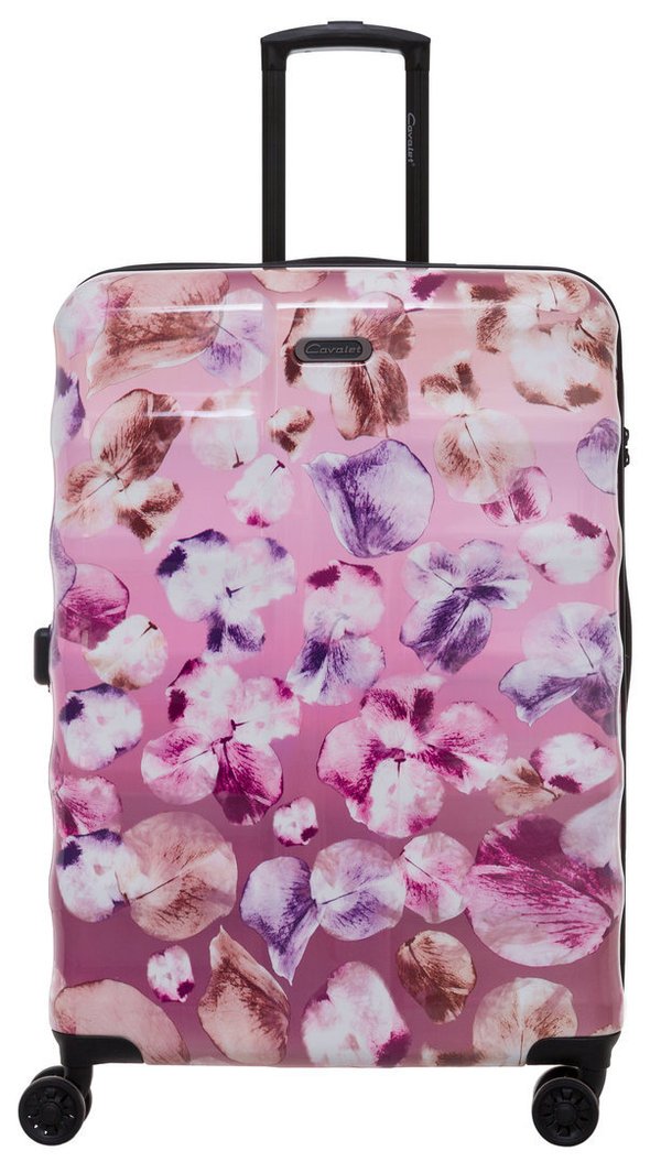 Reisegepäck Cavalet Koffer Trolley Print Pink Blume Lila Bunt 74cm