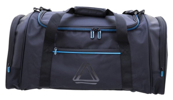 Mittelgroßer Reisetasche 60 cm Sporttasche Schultertasche Schwarz Blau