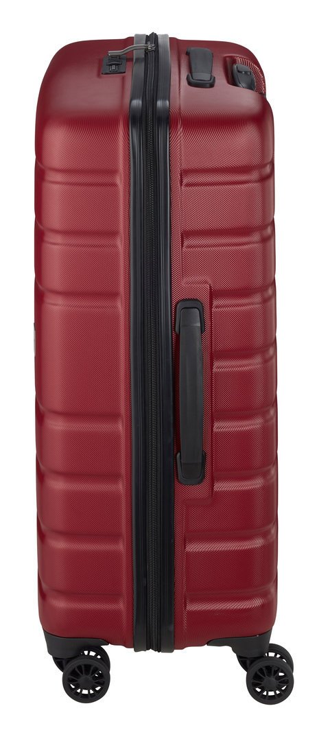 Reise Hartschalen TSA Koffer Mittlerer 70 Li Rollen Trolley 67 cm Rot Bowatex
