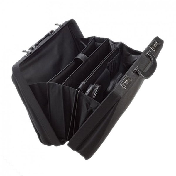 Laptoptasche Aktentasche mit Vielseitiger Fächereinteilung Schwarz 45 cm Bowatex