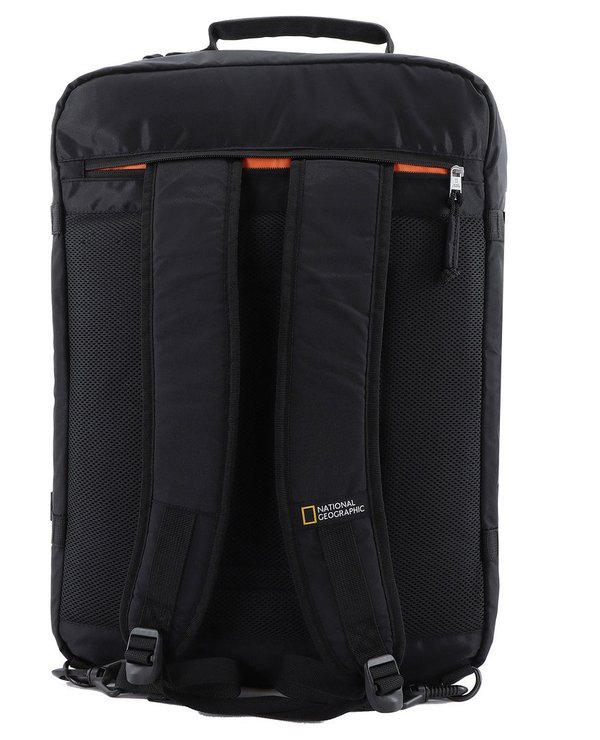 Rucksack Reisetasche Faltbare mit Schuhbeutel 59 cm Schwarz Nat Geo