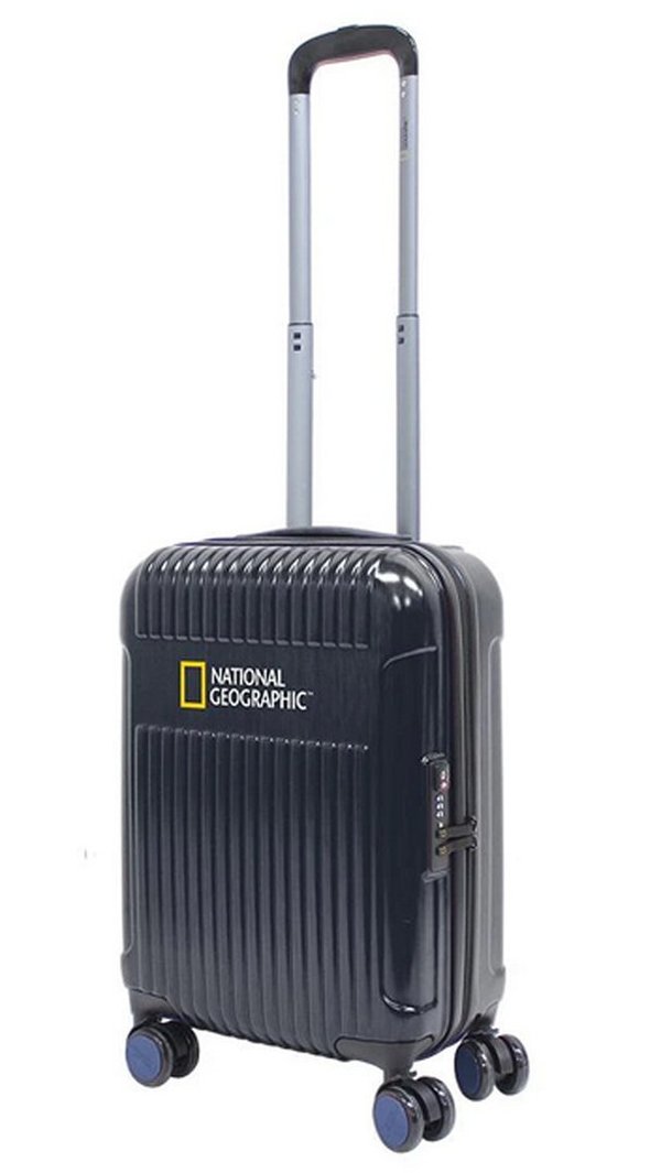 Rollen Handgepäck Koffer National Geographic Komfort Trolley 55 cm Blau