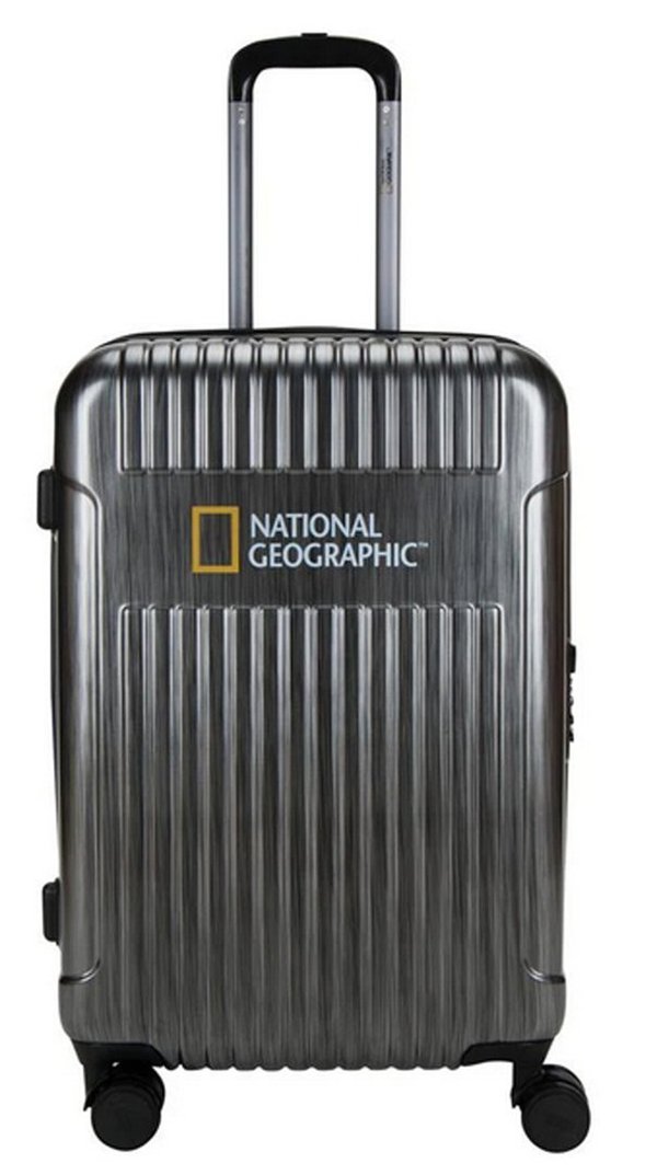 National Geographic Komfort Reise Trolley Koffer Schwarz 67 cm