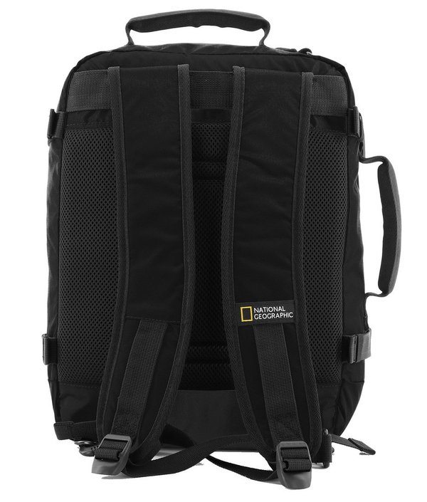 National Geographic Umhänge Reisetasche Rucksack Funktion Schwarz 40 cm
