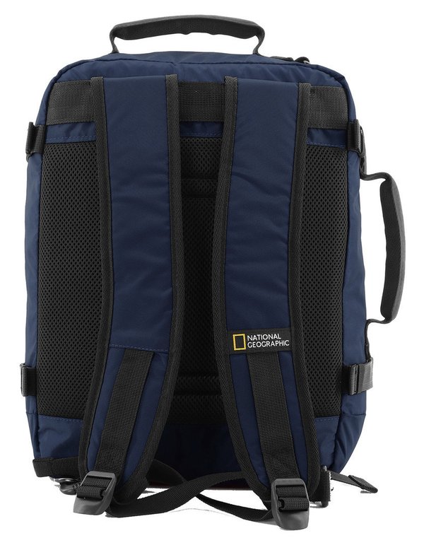 National Geographic Umhänge Reisetasche Rucksack Funktion Navy Blau 40cm