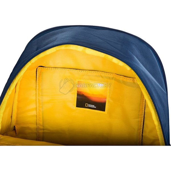 National Geographic 41 cm Wandern RFID Laptop Rucksack 15 L Blau Gelb