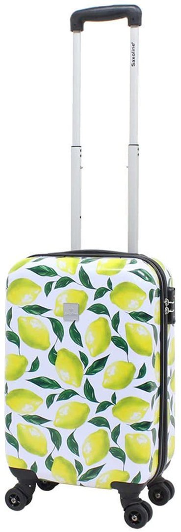 Saxoline Handgepäck Reise Koffer Trolley Lemon Zitrone 55 cm klein
